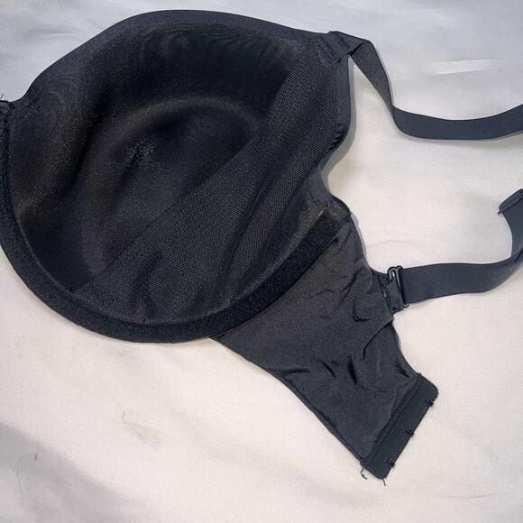 Skims Bra Women Size 34H Black Onyx Full Coverage Support Wire Adjustable Straps - Picture 8 of 13